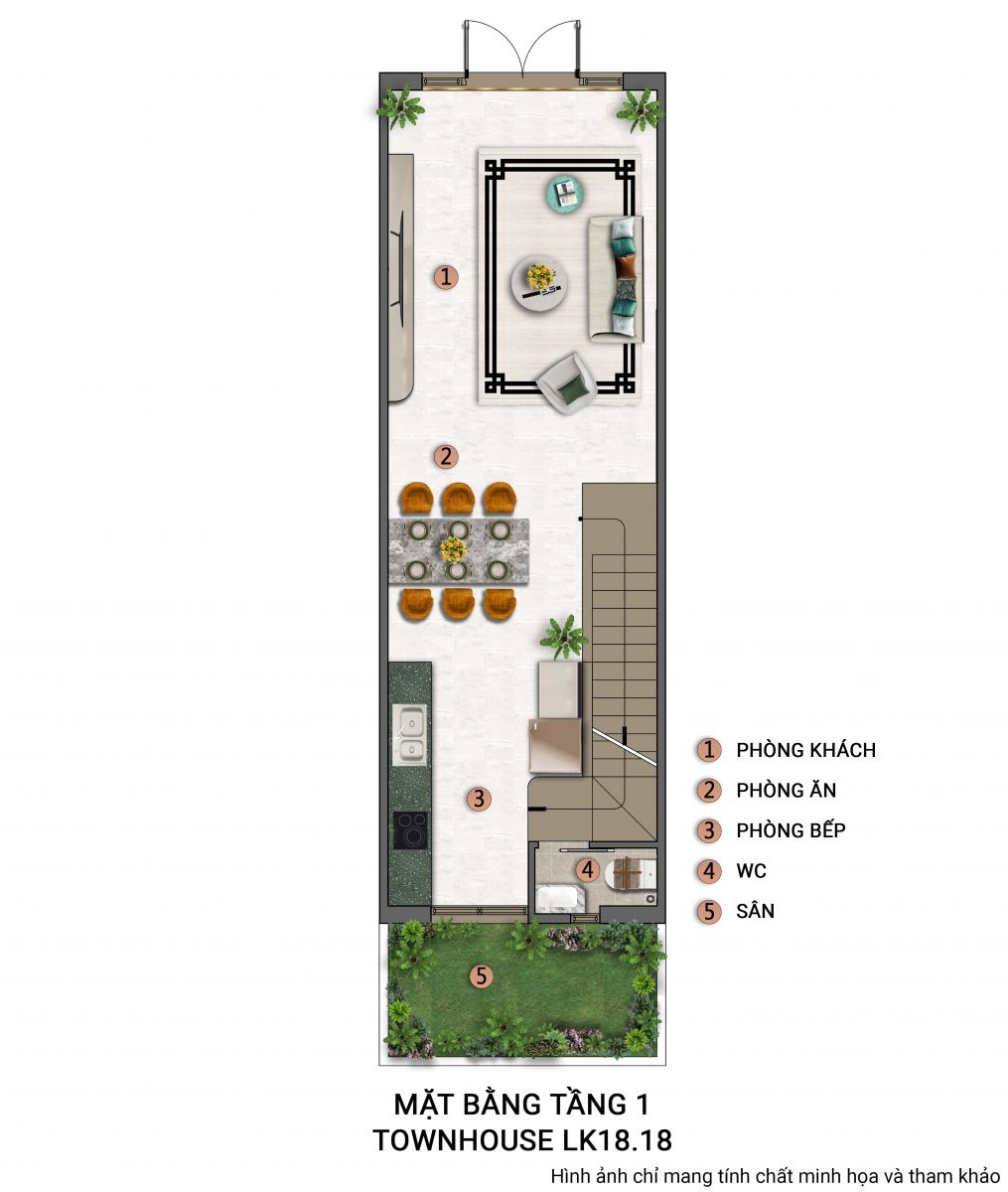 thiết kế liền kề Sun Urban City