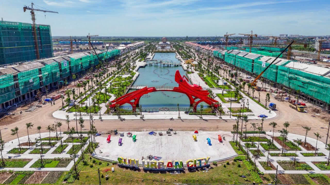 tiến độ thi công tháng 6/2025 dự án Sun Urban City
